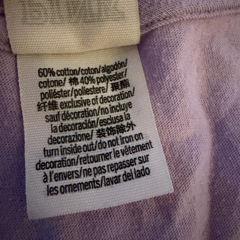 PINK Victoria's Secret Lavender Tee - Picture 3 of 6